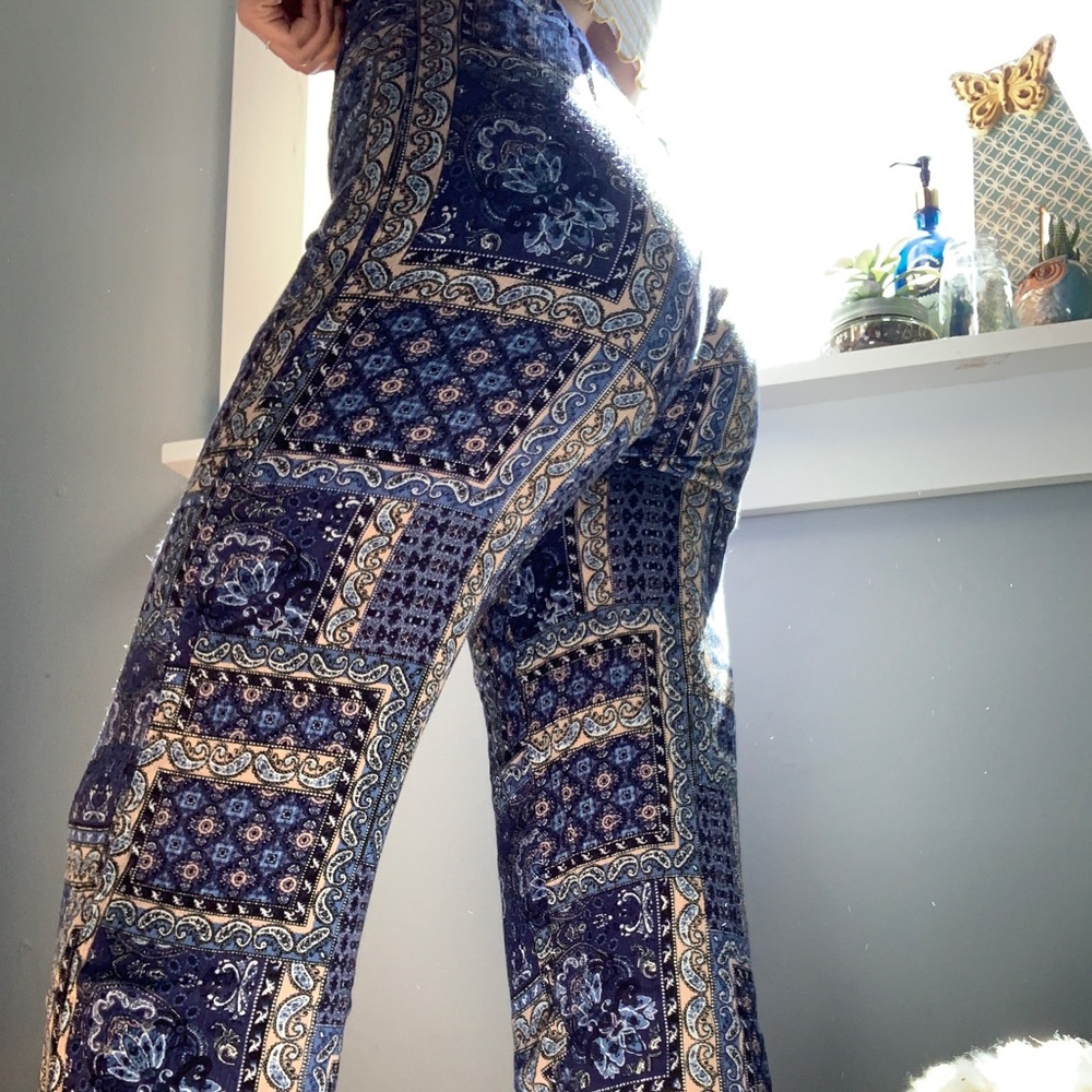Wide Leg Boho Flowy Pants!